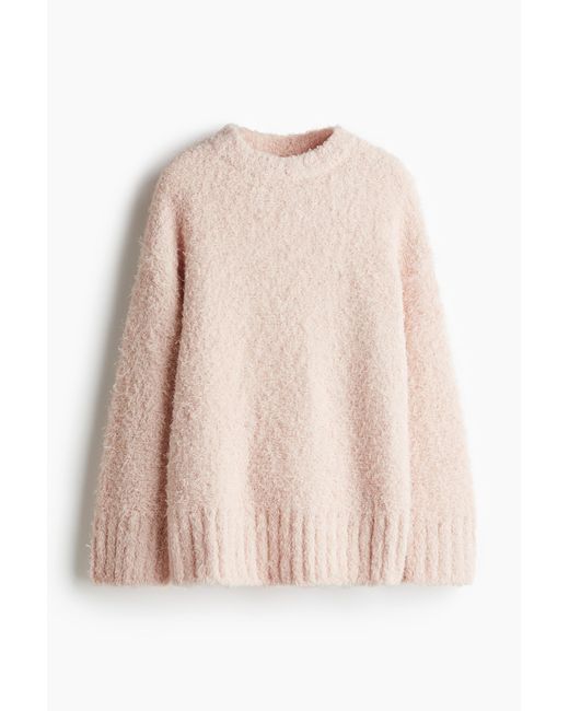H&M Pink Flauschiger Pullover