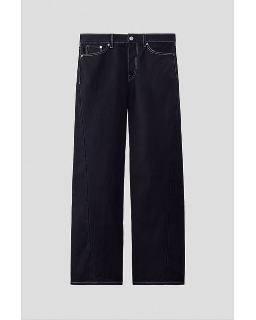 H&M Loose Twisted Jeans in het Blue voor heren