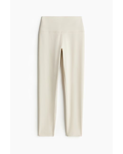 H&M Enkellange yogalegging Met Softmovetm Lycra® in het White