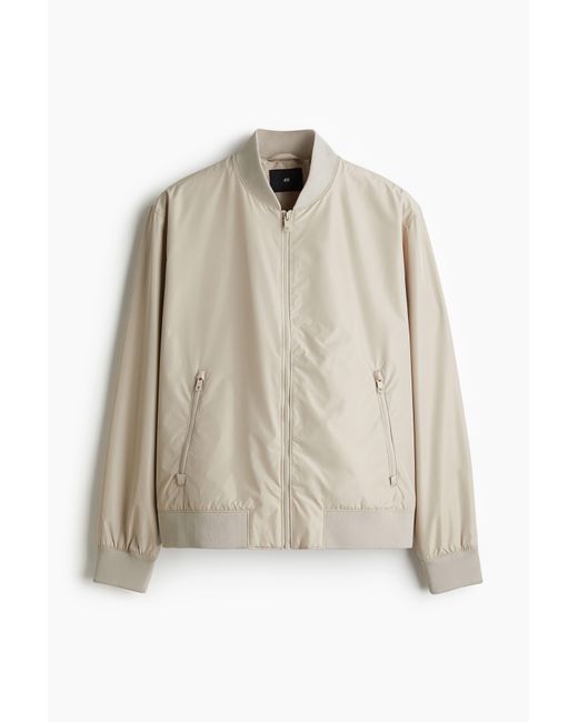H&M Leichte Pilotenjacke in Regular Fit in Natural für Herren