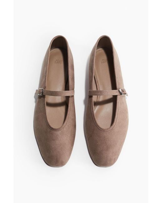 H&M Brown Mary-Janes