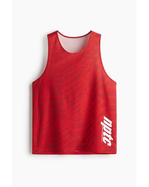 H&M Sport-Tanktop mit DryMoveTM in Red für Herren
