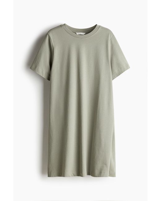 H&M Green MAMA T-Shirt-Kleid mit Stillfunktion