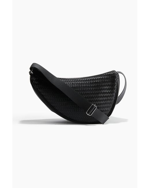 H&M Geflochtene Crossbody-Tasche in Black für Herren
