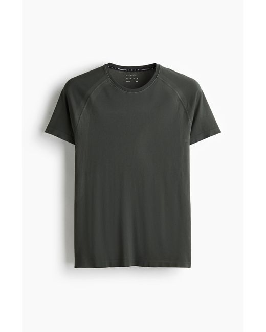 T-shirt de sport Muscle Fit DryMoveTM H&M pour homme en coloris Black
