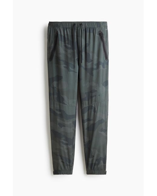 H&M Sport-Joggpants mit DryMoveTM in Regular Fit in Gray für Herren
