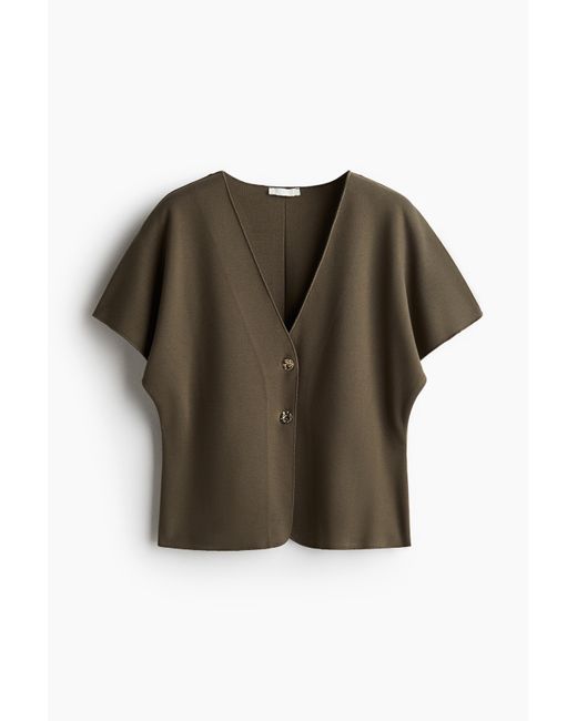 H&M Vest Met Vleermuismouwen in het Green