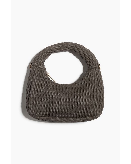 H&M Black Gesteppte Crossbody-Tasche