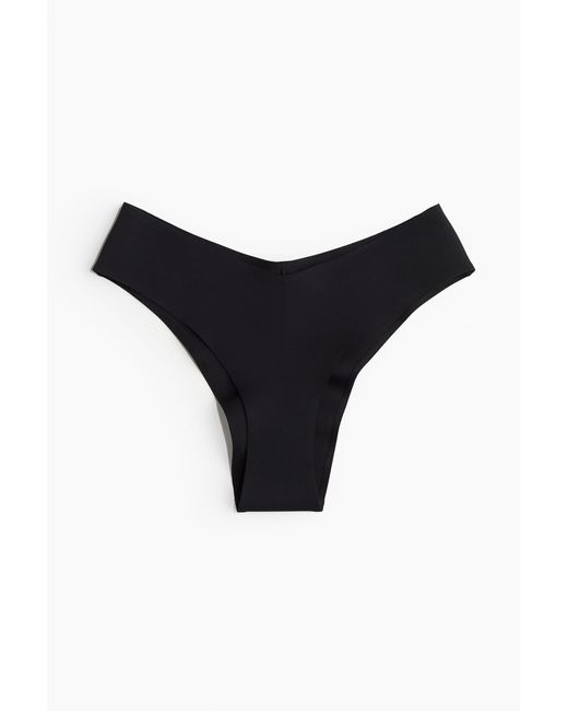 H&M Black Sport-Bikinihose aus Scuba