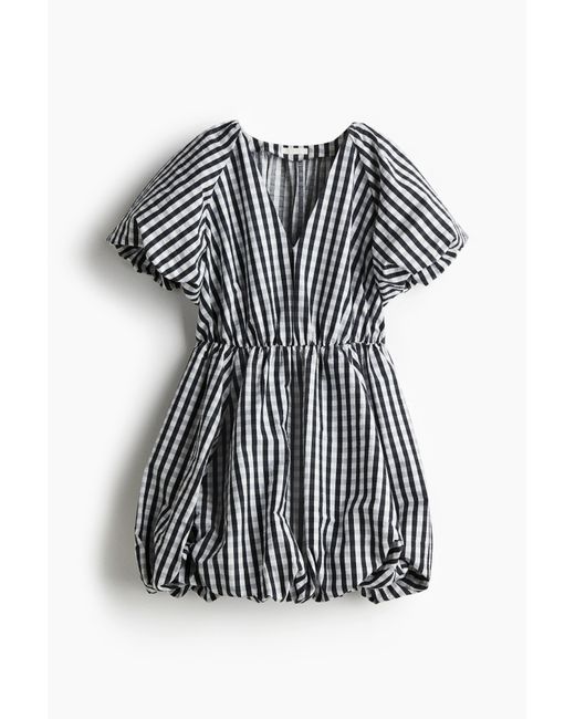 H&M Black Kleid mit Ballonjupe