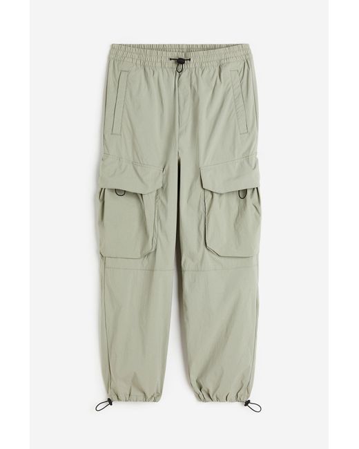 Pantalon cargo Relaxed Fit en nylon H&M pour homme en coloris Vert | Lyst