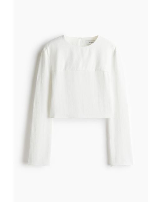 H&M White Bluse