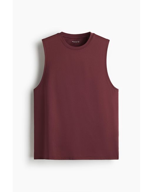 H&M Sport-Tanktop mit DryMoveTM in Regular Fit in Purple für Herren
