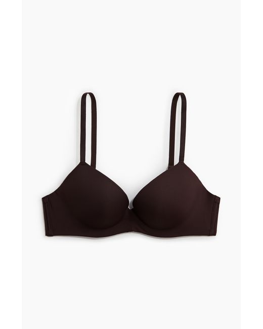 H&M Black Push-up-BH aus Mikrofaser