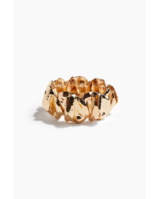 H&M Brede Armband in het White