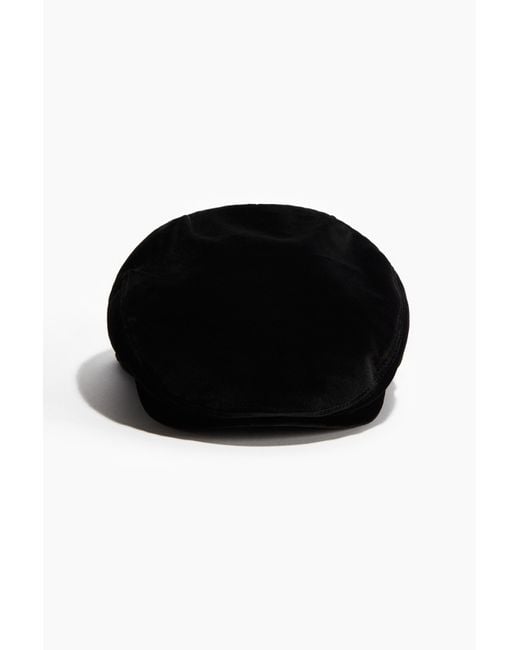 H&M Black Bakerboy-Cap