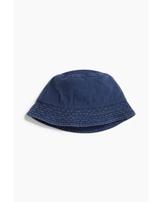 H&M Bucket Hat aus Baumwolle in Blue für Herren