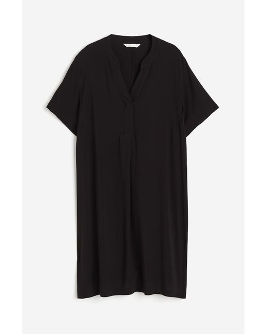 H&M Black Tunikakleid aus Viskose