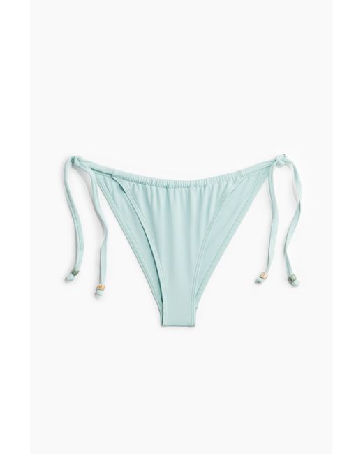 H&M Blue Tie-Tanga Bikinihose