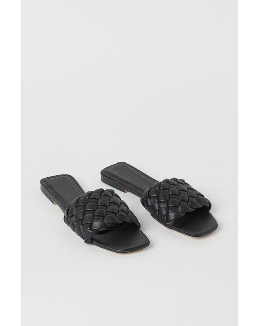 Beige Slippers met Gevlochten Rand - Uwantisell.nl