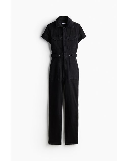 H&M Black Fit For Success Jumpsuit