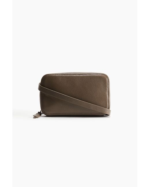 H&M Crossbody-Tasche aus Leder in Brown für Herren