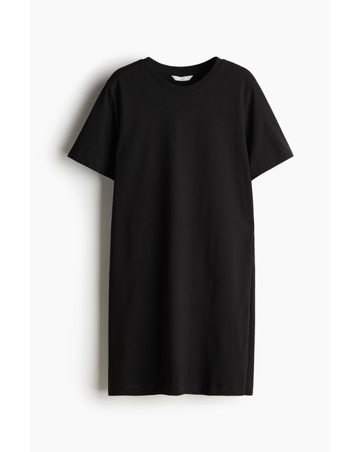 H&M Black MAMA T-Shirt-Kleid mit Stillfunktion