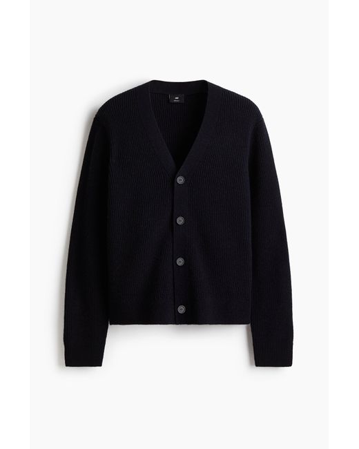 H&M Wollen Vest in het Black voor heren