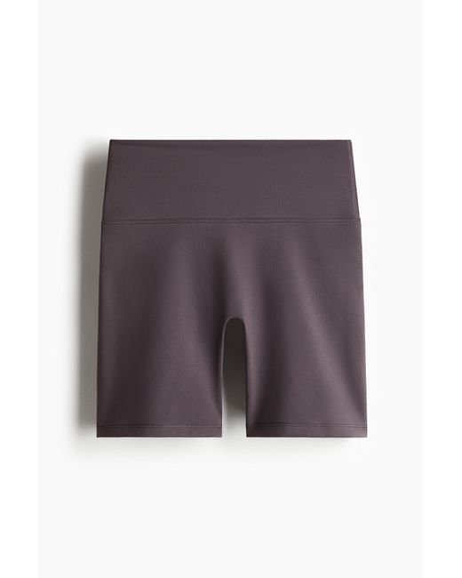 H&M Sportfietsshort Met Softmovetm in het Purple