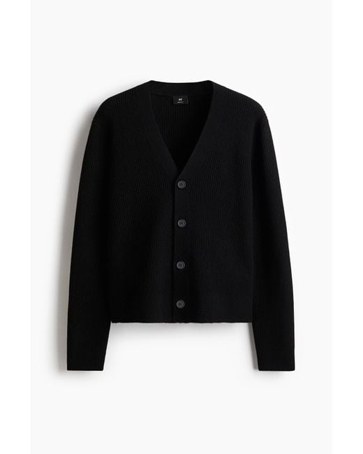 Gilet Regular Fit En Laine H&M pour homme en coloris Black