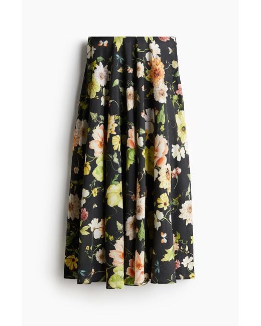 H&M Black Voluminöser Jupe
