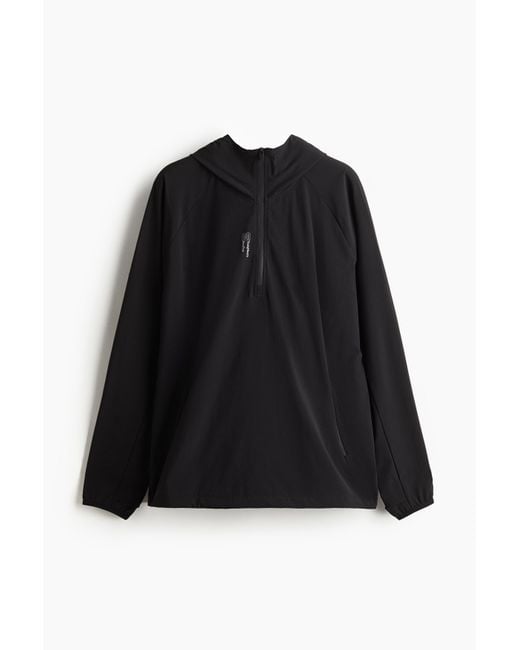 H&M Ziptop-hardloopjack Met Drymovetm in het Black