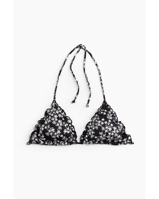 Haut De Maillot Triangle Paddé H&M en coloris White