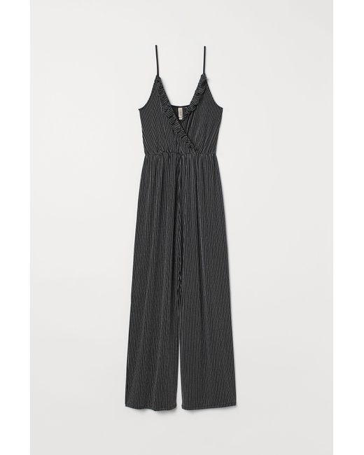 h&m glittery jumpsuit