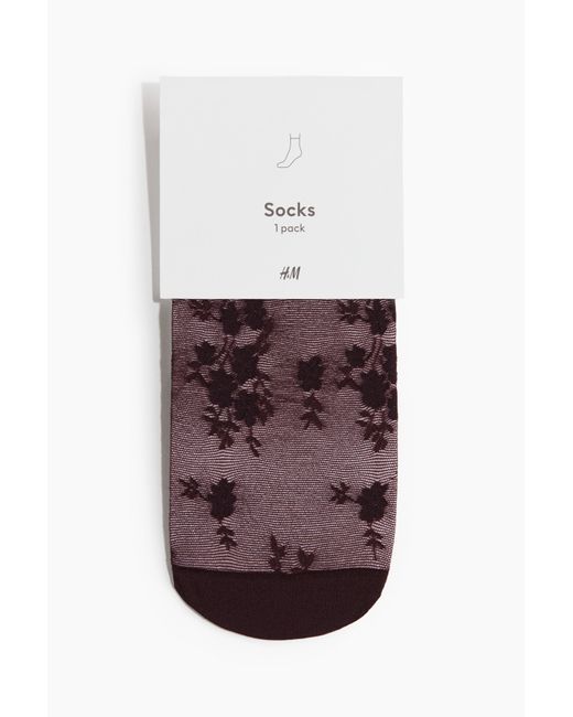 H&M White Socken aus Spitze