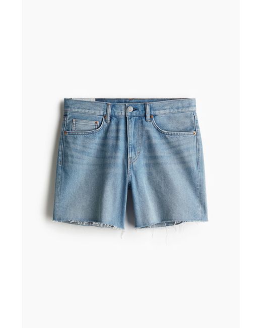 H&M Regular Denim Shorts in Blue für Herren