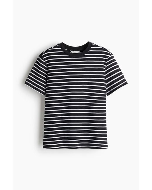 H&M Black MAMA Still-T-Shirt aus Baumwolle