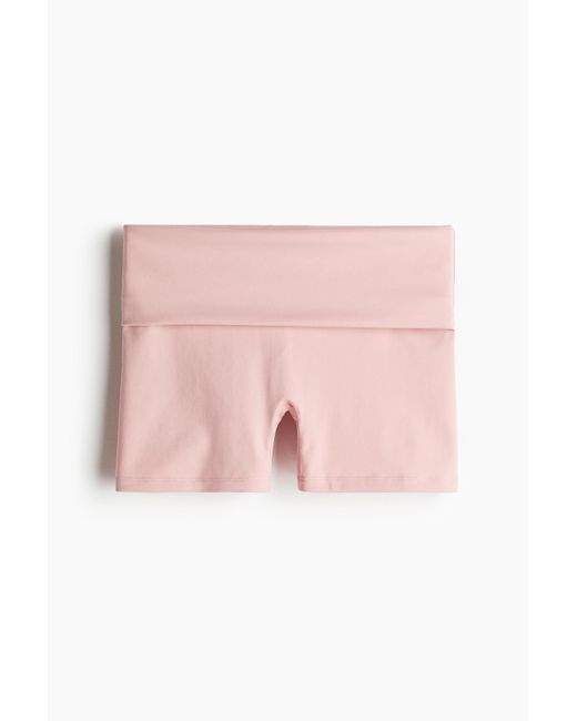 H&M Pink Sport-Radlershorts mit SoftMoveTM