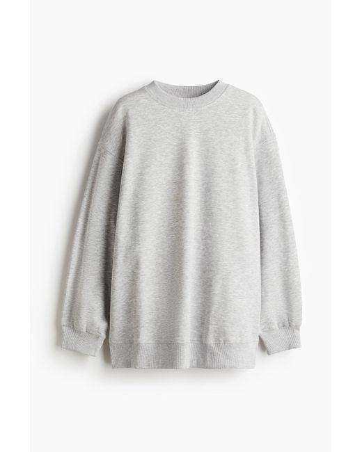 H&M Gray Oversized Sweatshirt