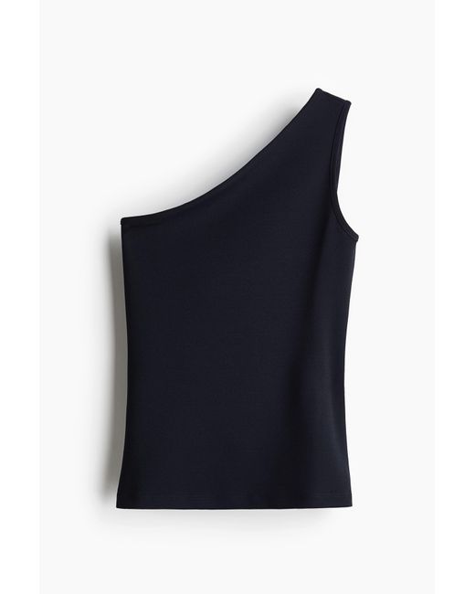 H&M Blue One-Shoulder-Tanktop