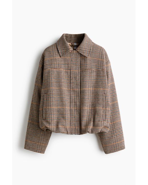 Bomber Avec Col H&M en coloris Brown