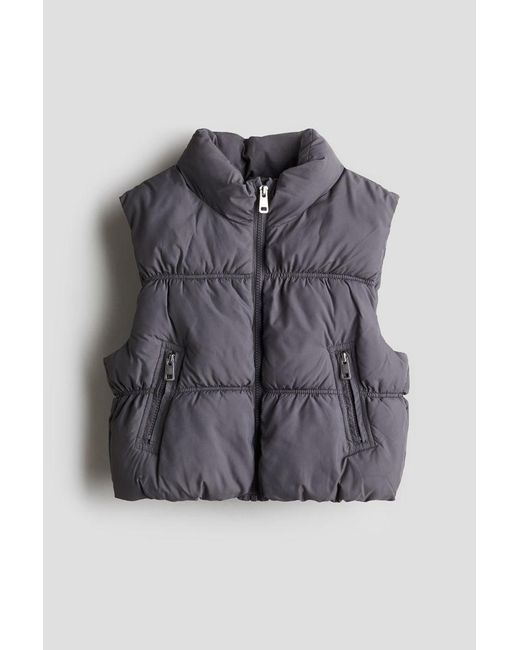 Doudoune Sans Manches H M en coloris Gris Lyst