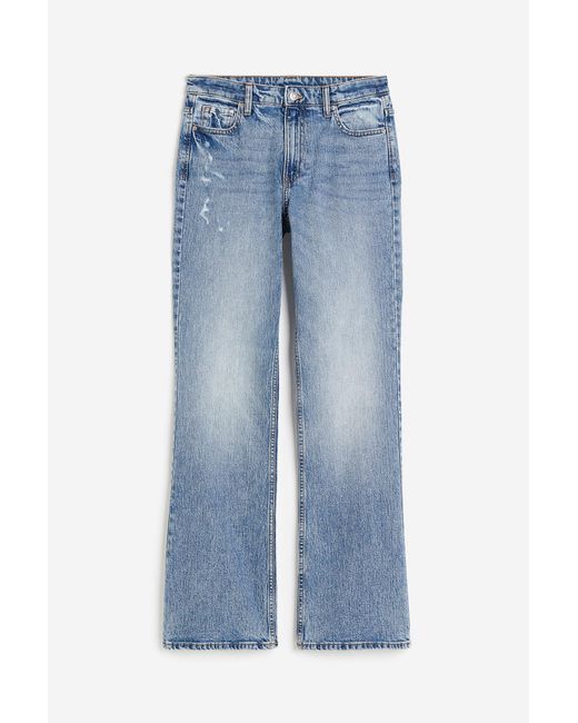 H&M Blue Bootcut High Jeans
