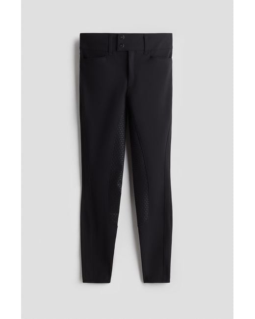 H&M Black Reithose mit Vollbesatz