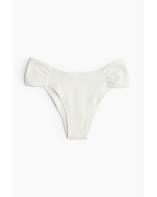 H&M Cheeky Bikinislip in het White