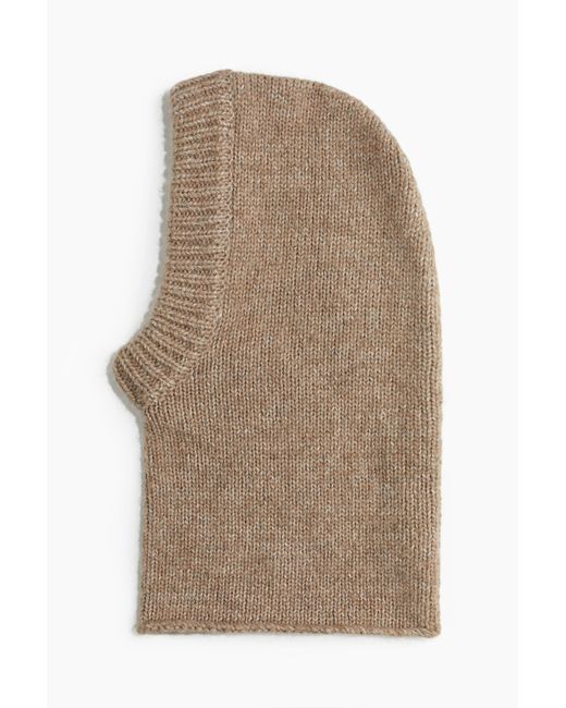 H&M Natural Gestrickte Balaklava