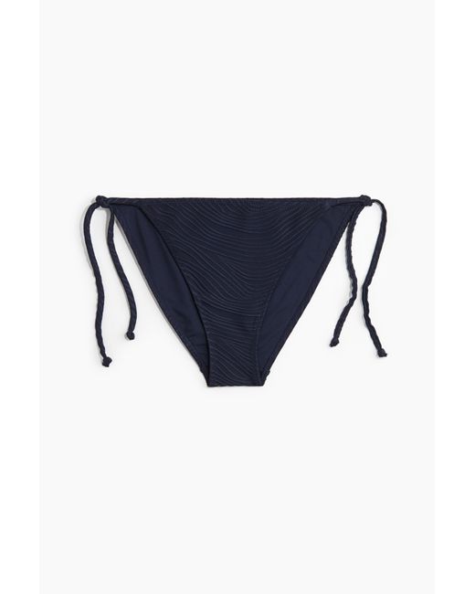 H&M Blue Tie-Tanga Bikinihose