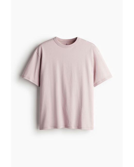 T-shirt COOLMAX® Loose Fit H&M pour homme en coloris Pink