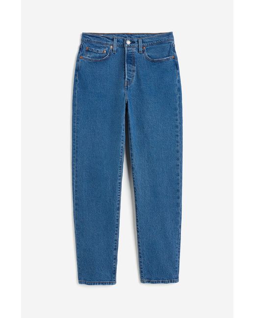 H&M Blue 501 Original Cropped Jeans