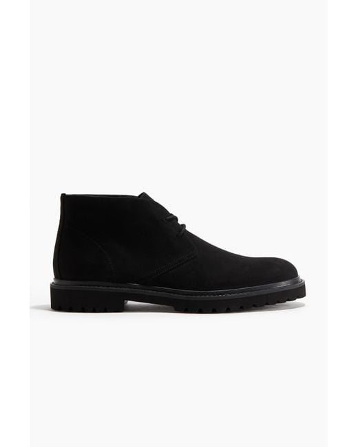 H&M Chukka-Boots in Black für Herren
